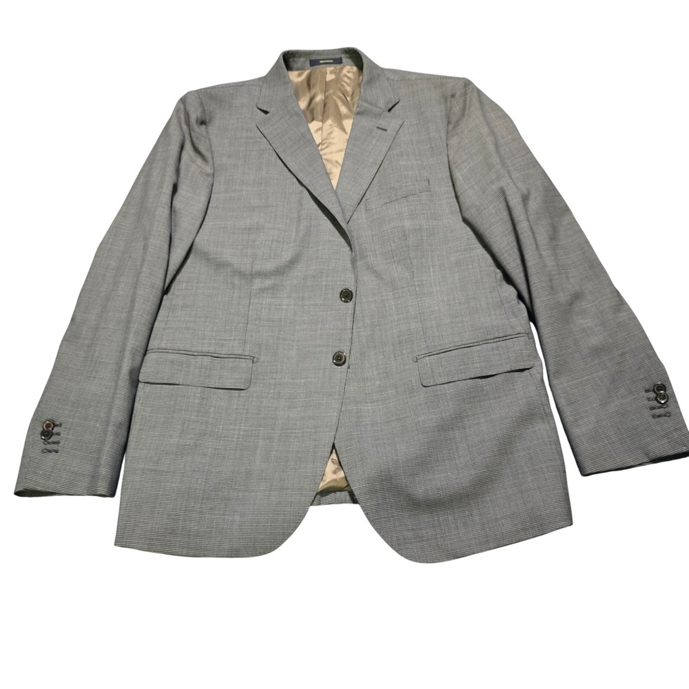 Massimo Dutti Blazer Mens 48R Extrafine Wool Italian Fabric sport coat